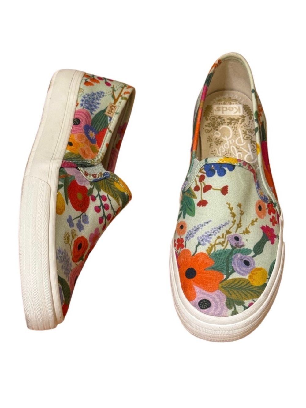 Keds x Rifle Paper Co. Double Decker Garden Party Canvas Slip-On Sneaker